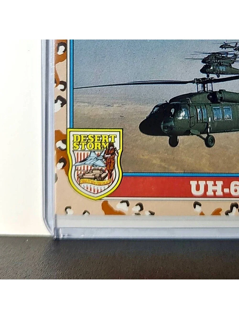UH-60A Black Hawk 1991 Topps Desert Storm #130 Card